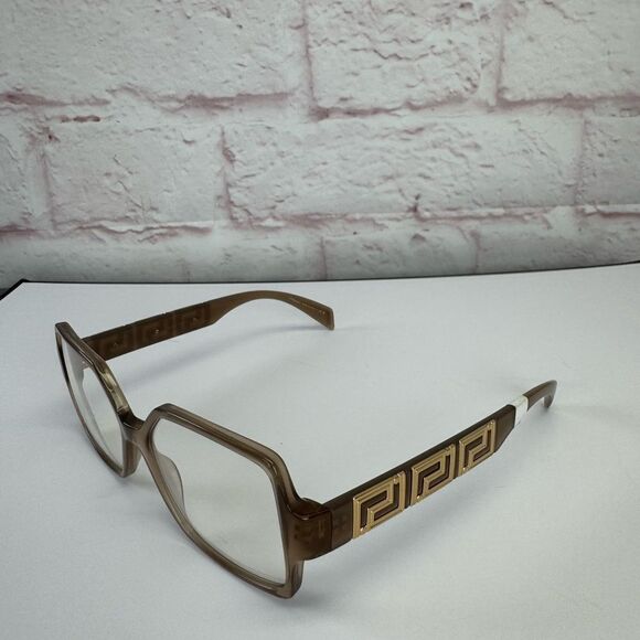 VERSACE VE3337 5403 OPAL BEIGE EYEGLASSES FRAME 53-15-140 AUTHENTIC - Picture 3 of 9